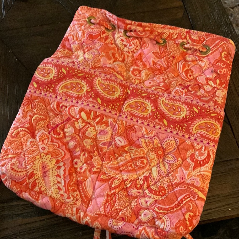 Vera Bradley Drawstring Quilted Bag